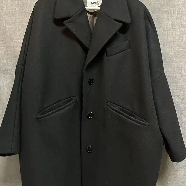 mm6 메종마르지엘라 coccon single-breasted coat