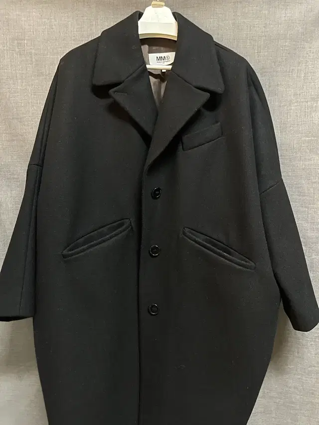 mm6 메종마르지엘라 coccon single-breasted coat