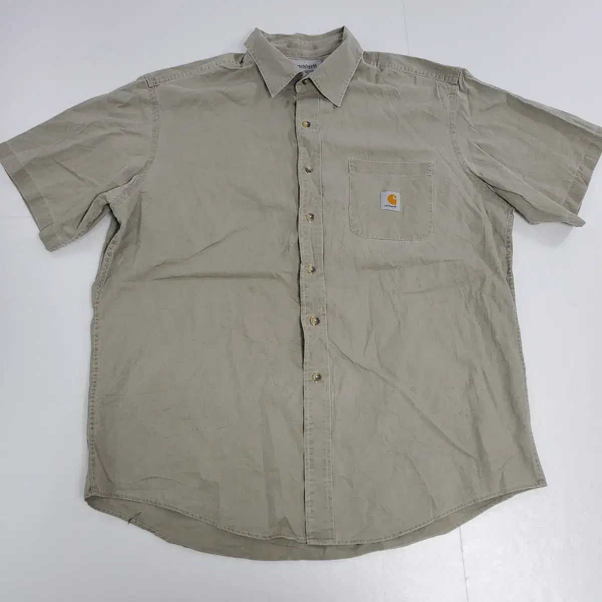 (jss584) XL Carhartt Remake Short Sleeve Work Shirt . Carhartt