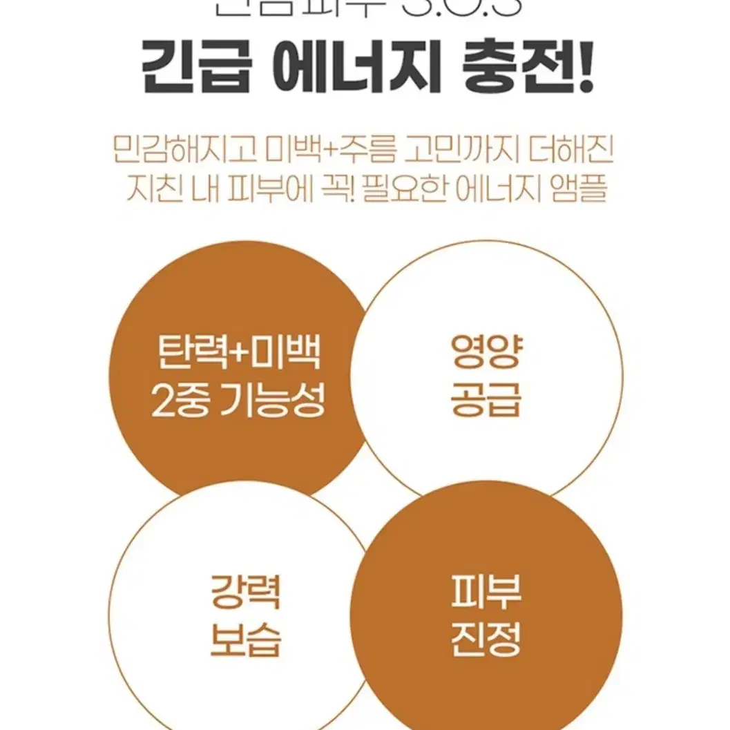 [쓰리워즈 에잇레터스]에너지 엑티브 앰플 50mL-영양,보습,미백