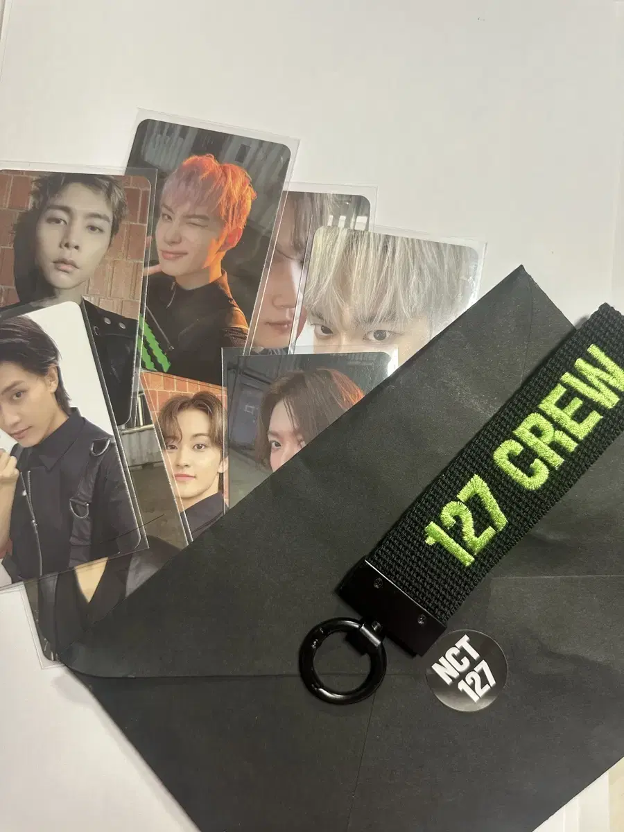 nct 127 fanmeeting entry photocard last day keyring full set