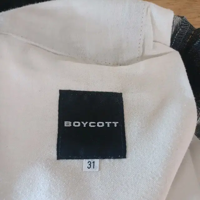 boycott 보이콧 셀비지 레드라인 와이드핏