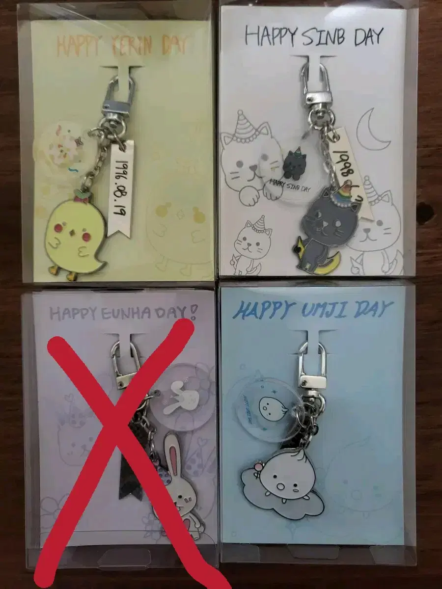 gfriend birthday keyring yerin eunbi umji