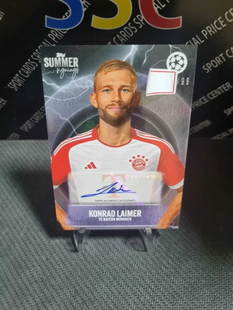 23Tops Summer 99 Limited Bayern Munich Konrad Reimer Autographed Autofootball Card