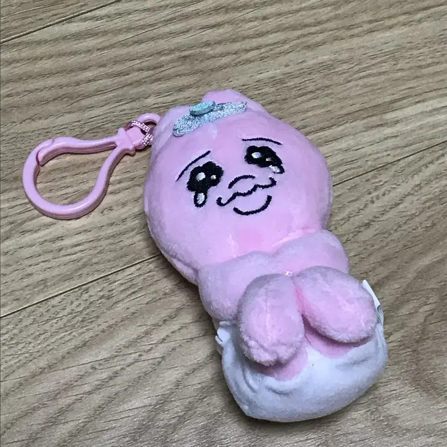 빤쮸토끼 앉은 키링 8cm