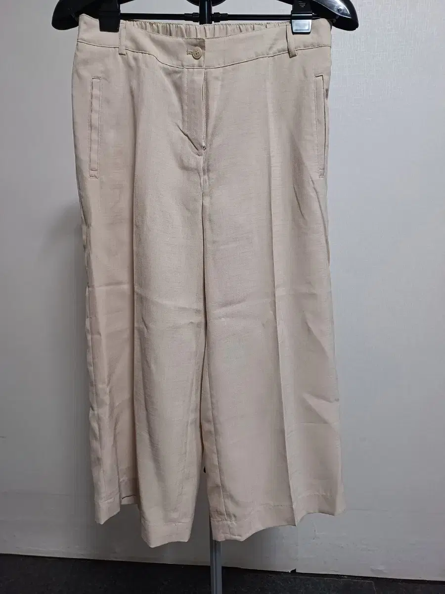 Women's 9-Part Wide Legged Summer Pants Beige 32-33