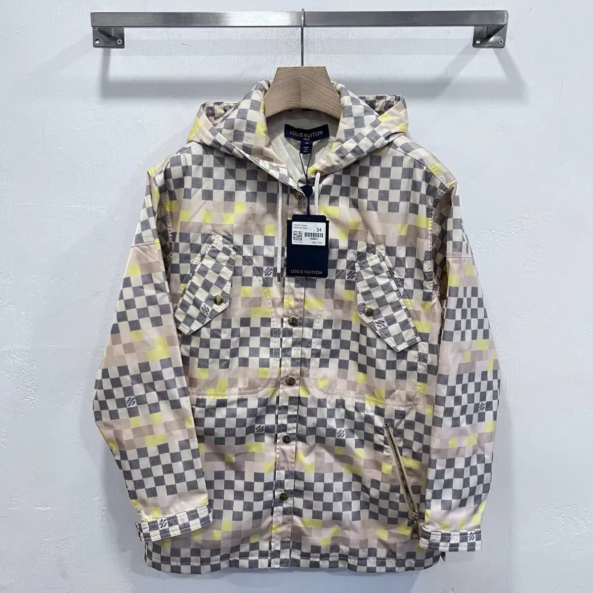 Louis Vuitton Damier Logo Parka Jacket / 34