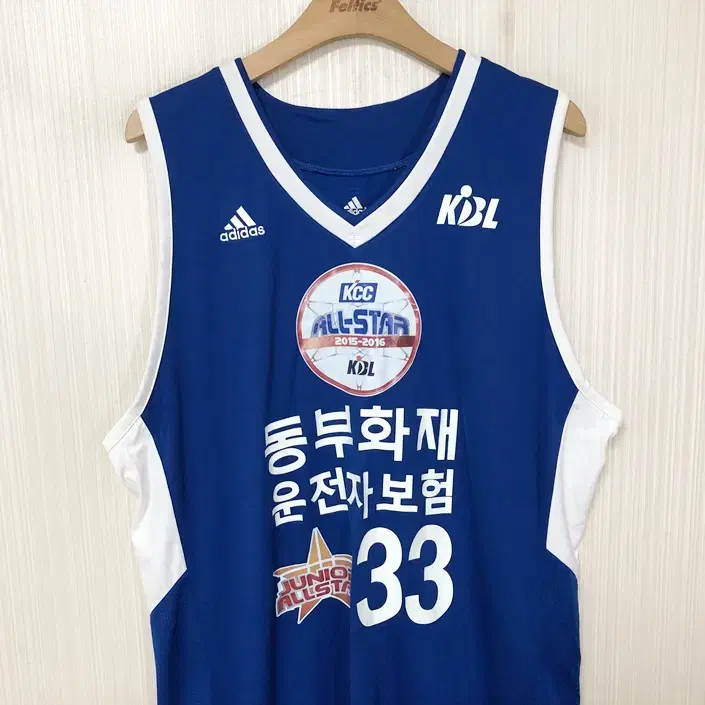 KBL 아디다스 15-16 KCC올스타전 선수실착유니폼 120 #33