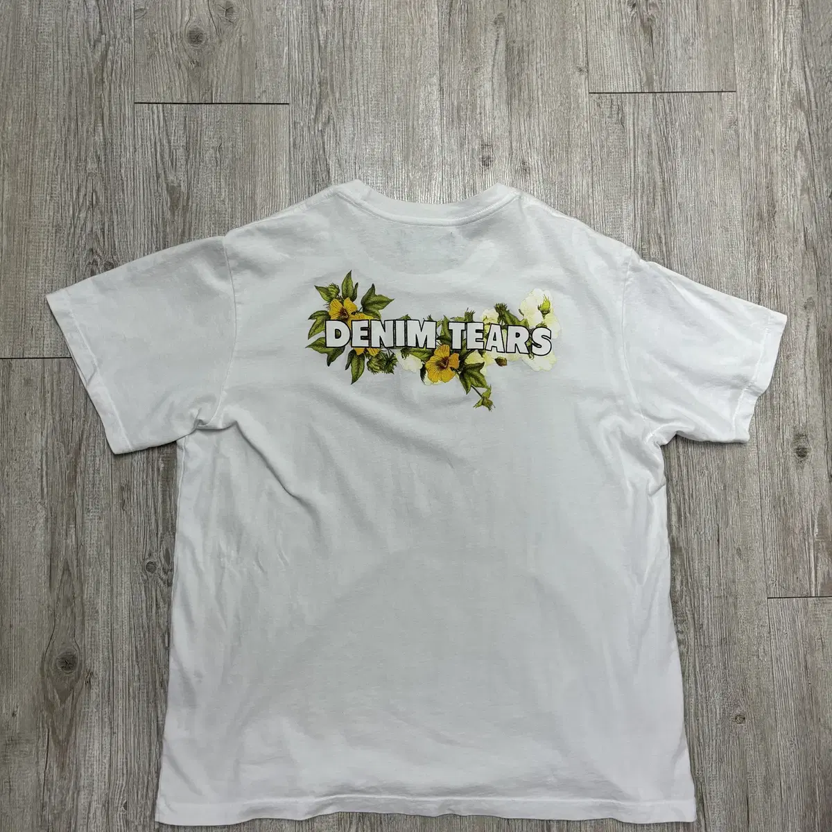 [XL] SNT tee white 데님티어스 반팔 티셔츠