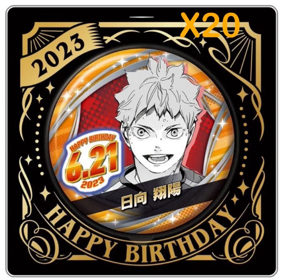 Haikyuu hinata Shoyo Canbadge bulk 20