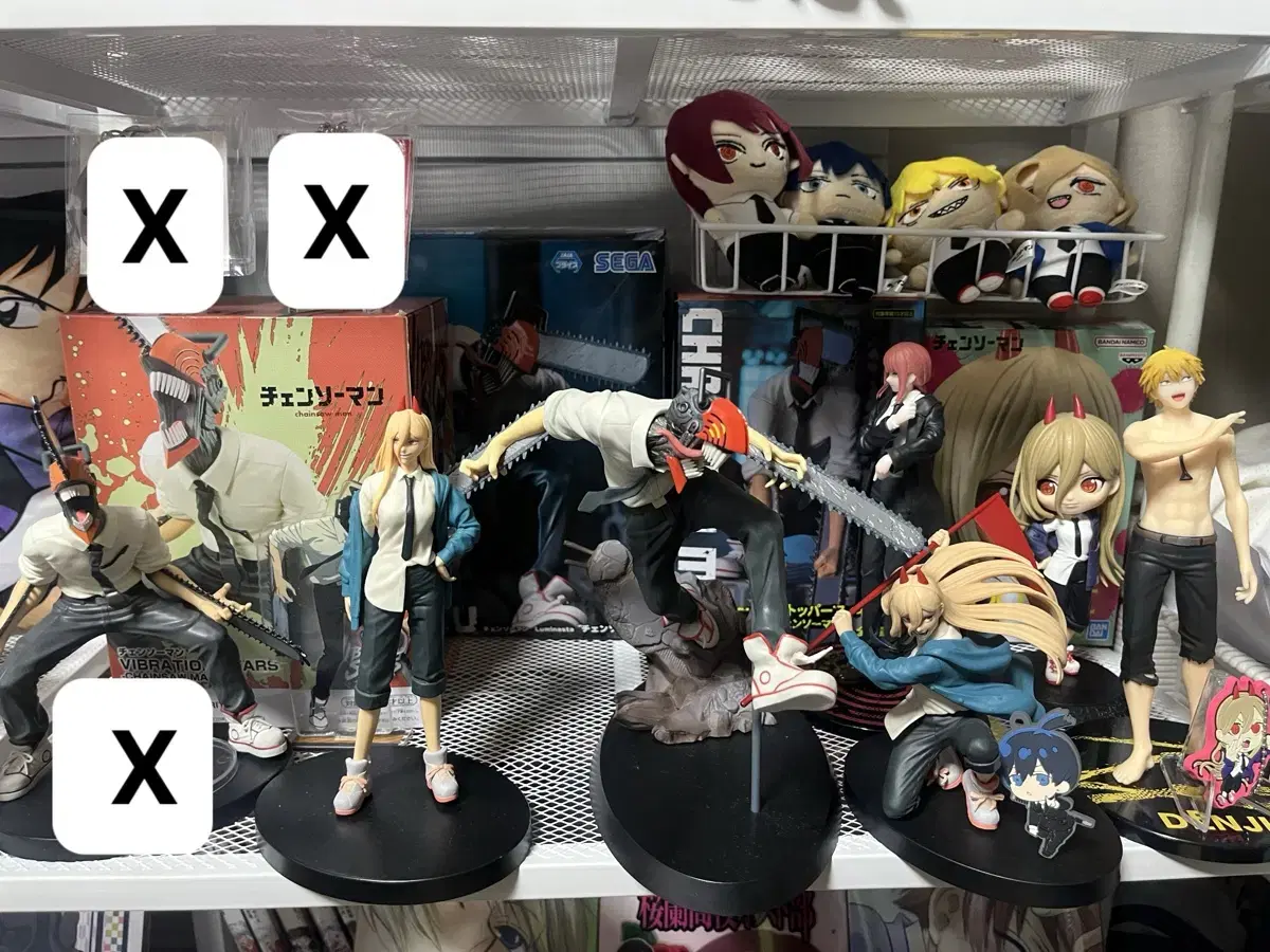 일택포) Chainsaw Man Figures, nui, rubber straps bulk sells