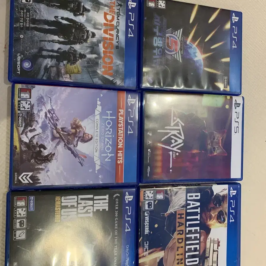 플스4, ps5 게임 칩, cd/ 스트레이, 호라이즌, red dead