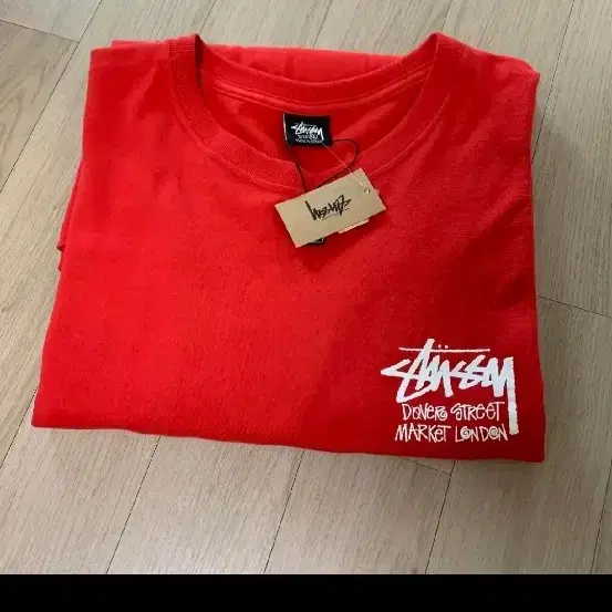 XL) 스투시 반팔 Stock DSM London T- Shirt Red