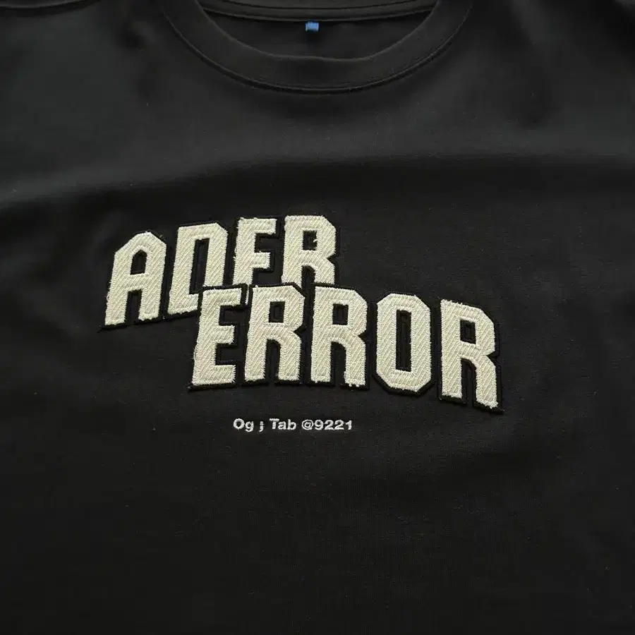 Ader Error Og; Tab @HT Noir 아더에러 반팔 A1