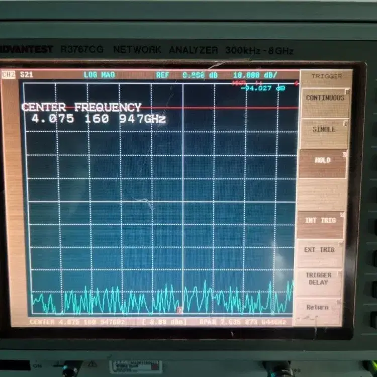 Advantest R3767CG 네트워크분석기.