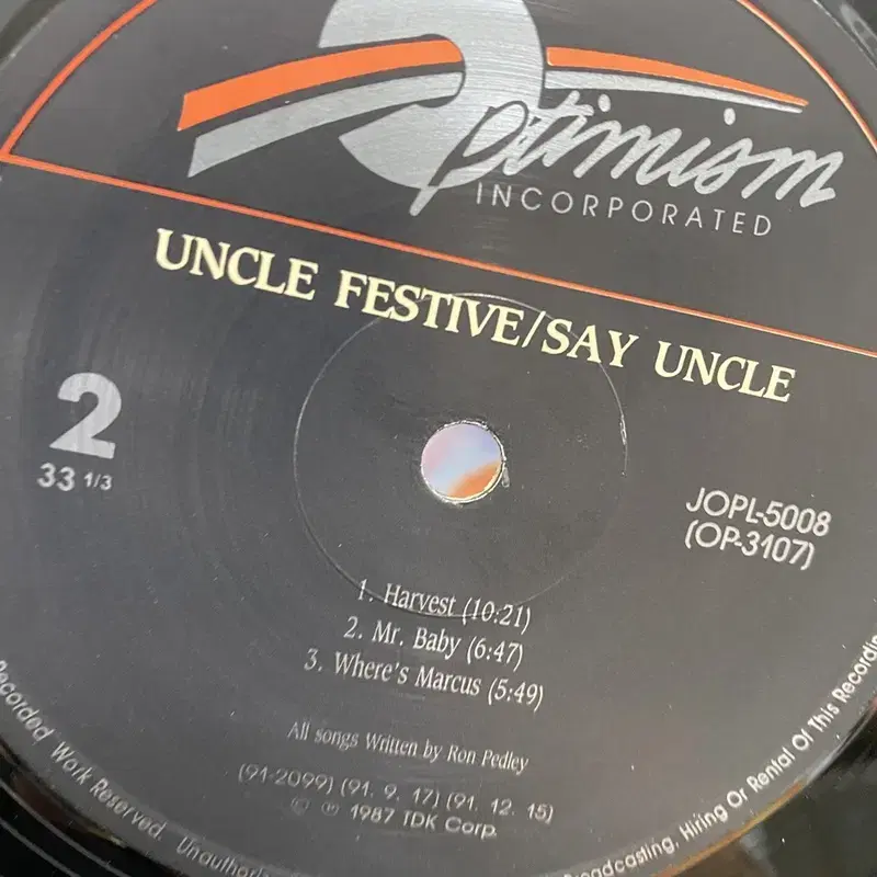 UNCLE FESTIVE LP / AA4125