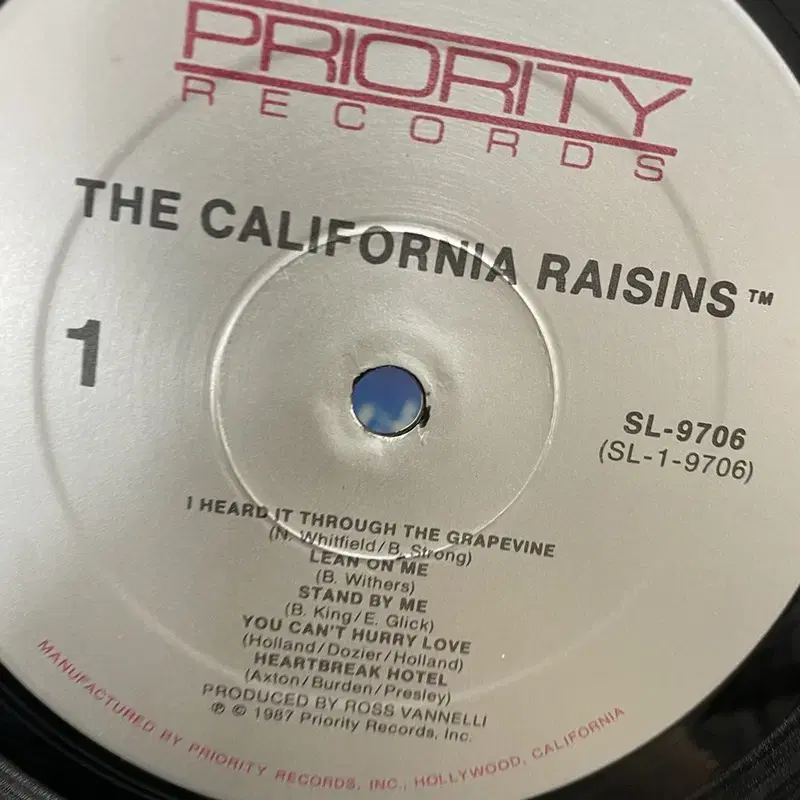 THE CALIFORNIA RAISINS LP / AA4134