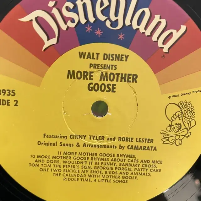 DISNEY MORE MOTHER GOOSE LP / 3176