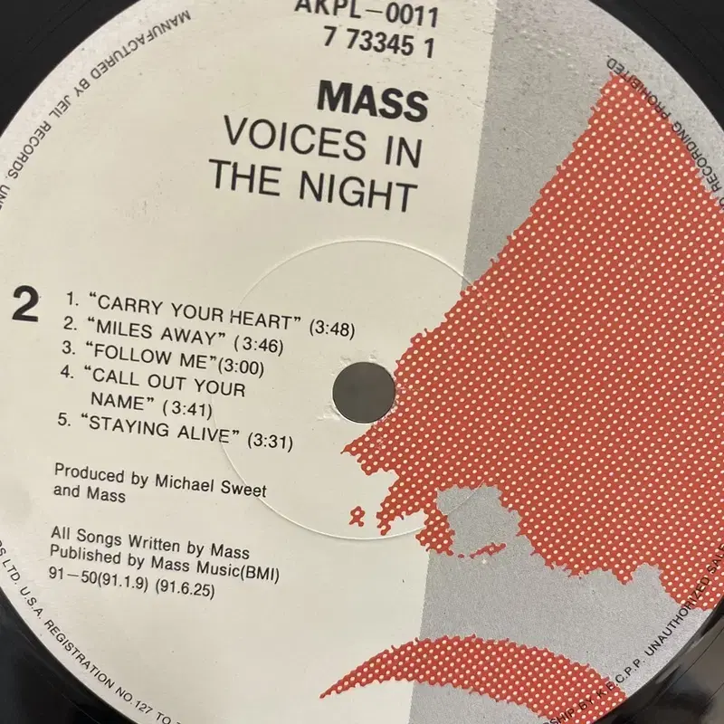 MASS VOICES IN THE NIGHT LP / AA4135