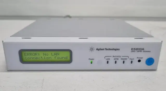 Agilent E5810A LAN/GPIB 게이트웨이.