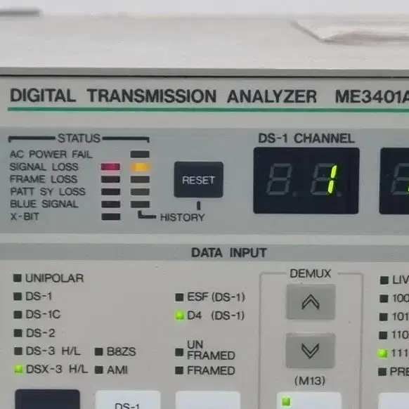 Anritsu Digital 변속기분석기 ME3401A .