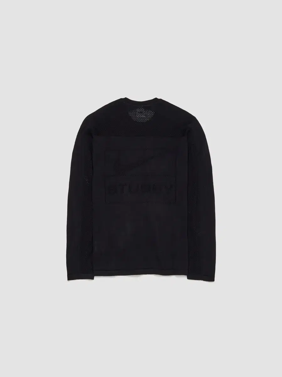 [L] Nike x Stussy (Natusi) Long Sleeve Jersey Black