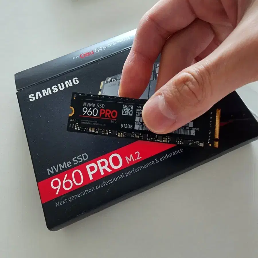 삼성 960PRO M.2 512GB 팝니다. (NVMe SSD)