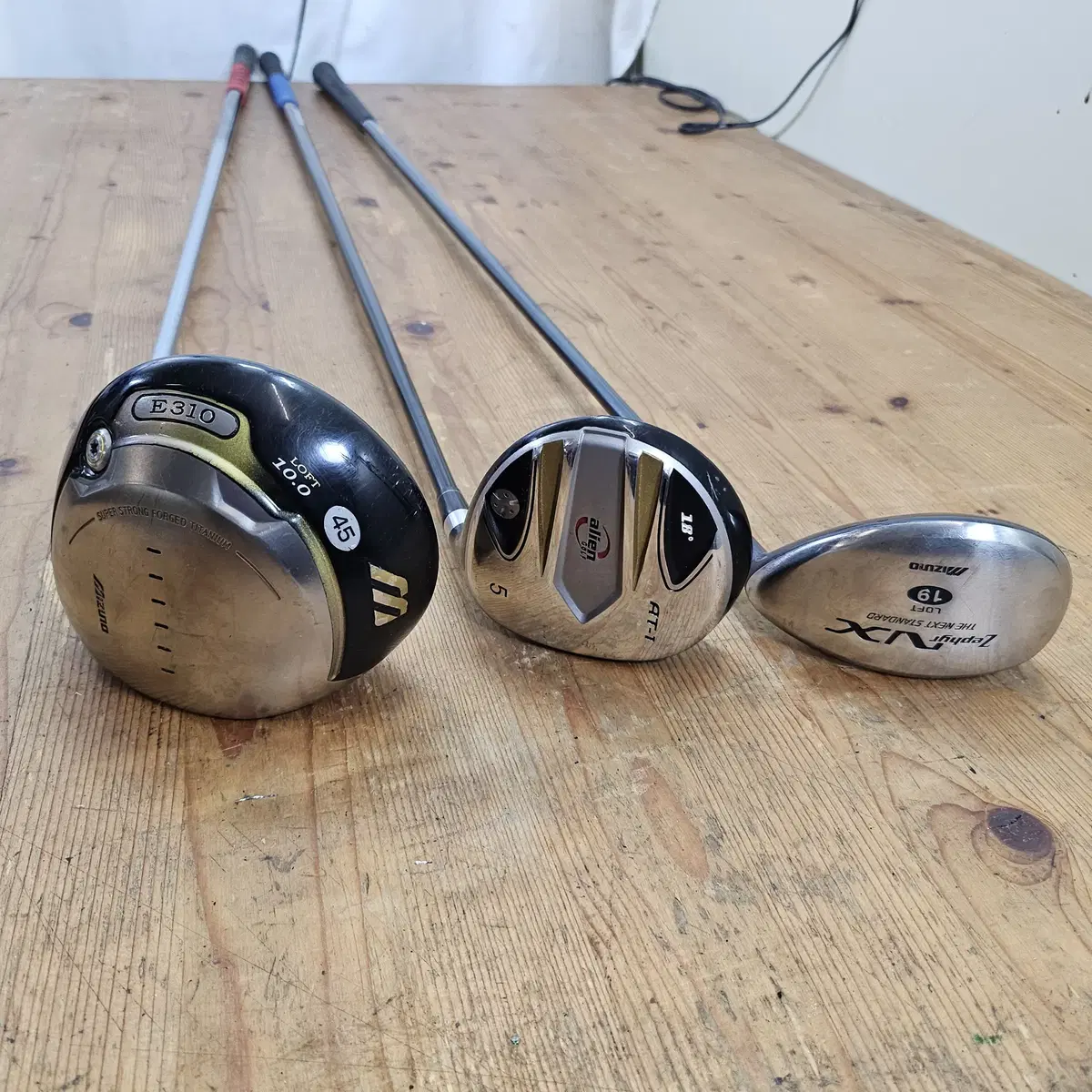 W810. Mizuno driver, 3 wood combinations