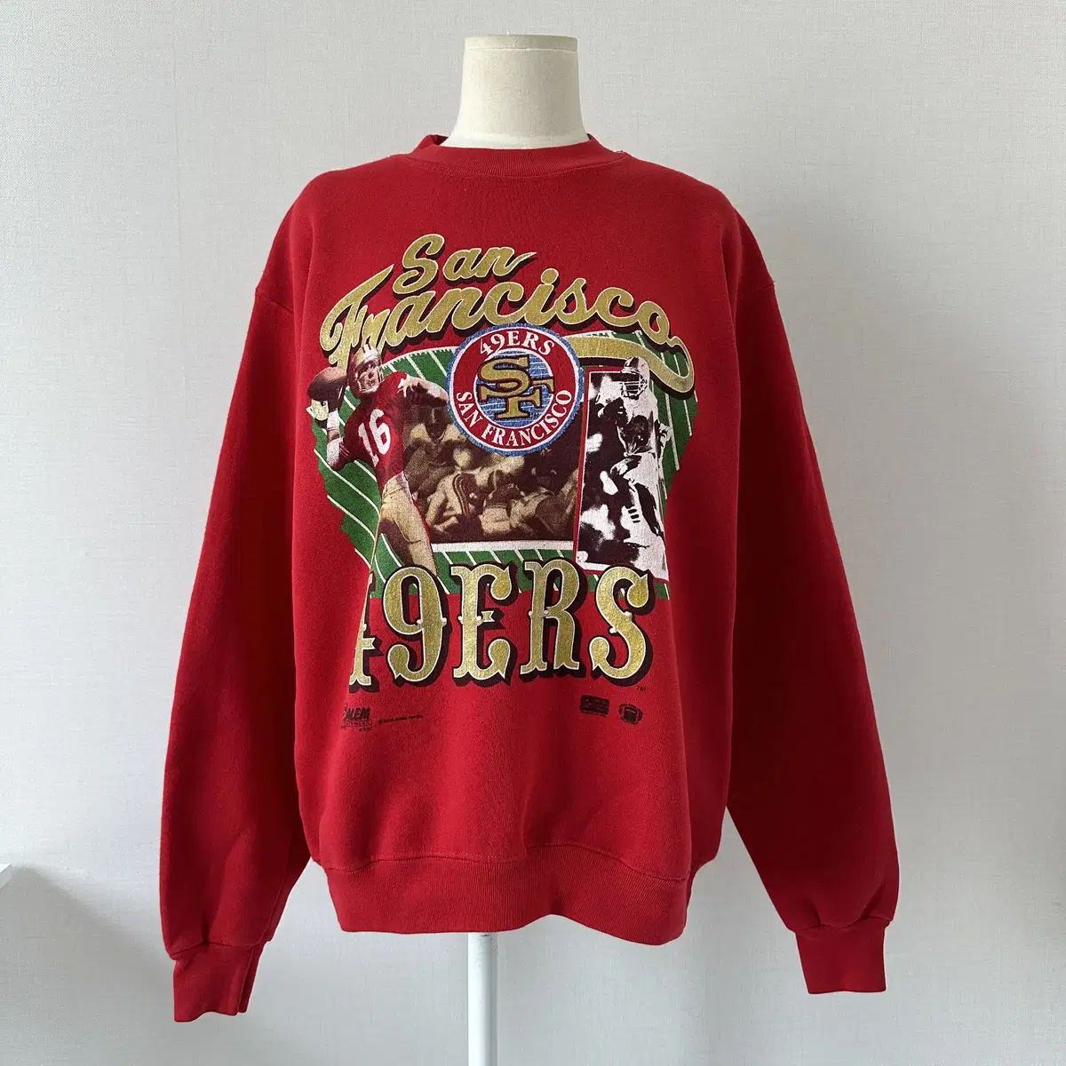 90s SALEM 샌프라시스코 49ers 스웻 셔츠 M [T_035]