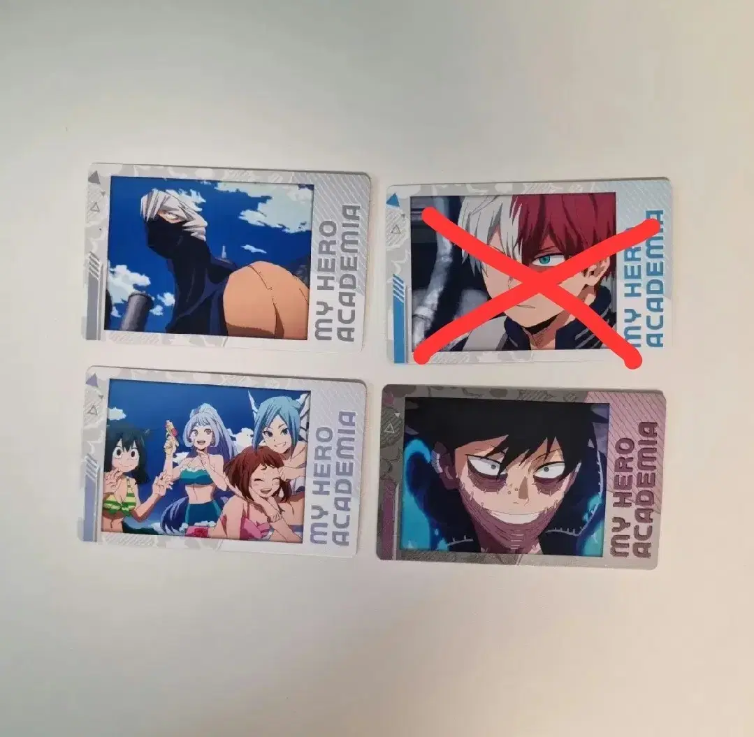 Nahia Hiroaka character branch kards Dabi, Todoroki, etc.