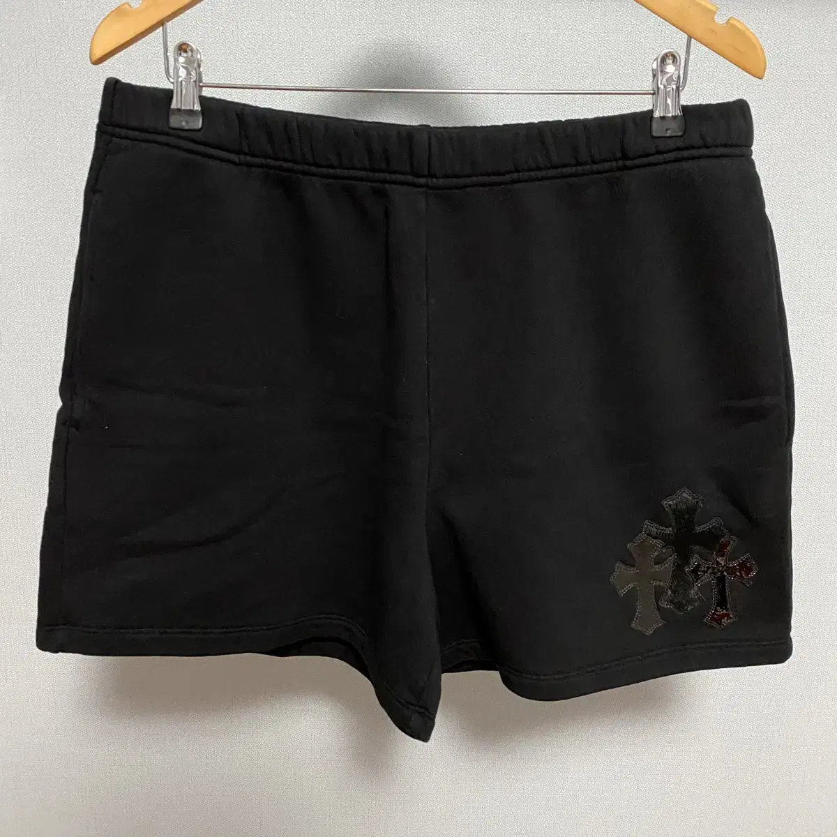 [L] Chrome Hearts Paper Jam Shorts Black