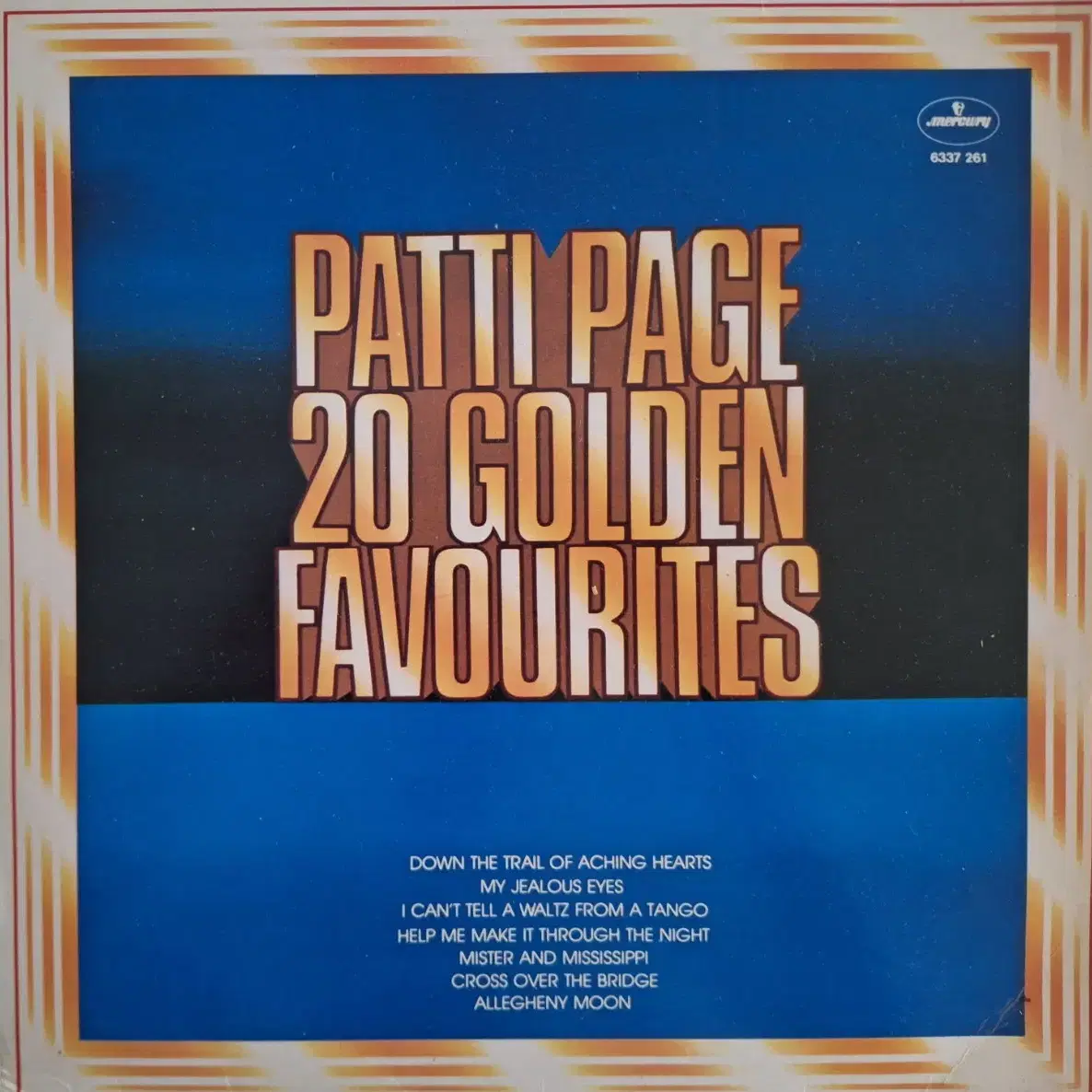 국내라이센스반/Patti Page LP