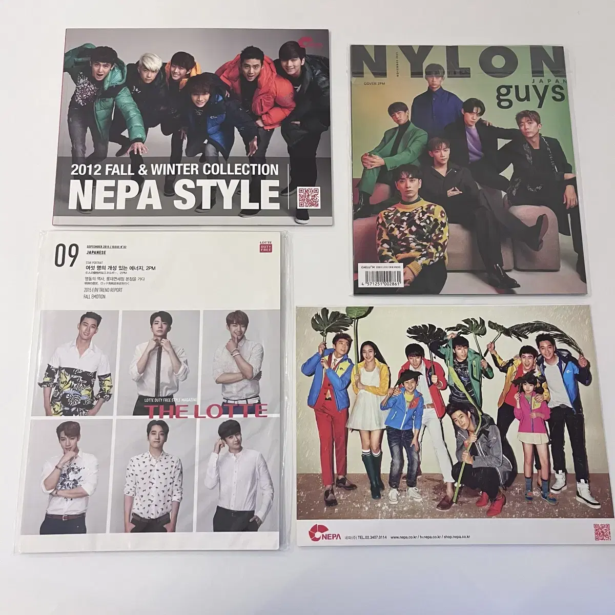 [4 volumes in bulk] 2pm 2pm Nepa Lotte Duty Free Shop Nylon magazine pictorial 4 volumes junho