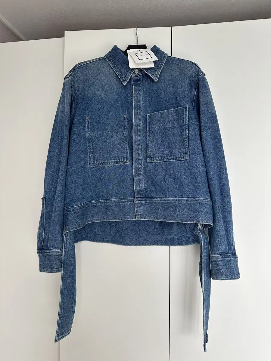 [46] Wooyoungmi 22FW Crop Denim Jacket Jeans Jacket