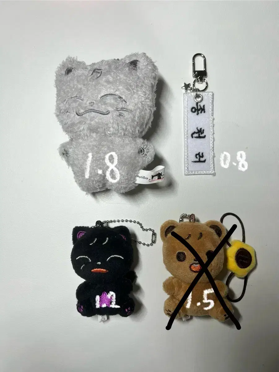 NCT Momotaur 10cm doll, Chonkomi, Hatkomi, chenle sells name tag keyring