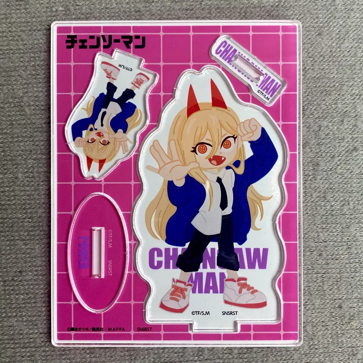 Price reduction)New)Chainsaw Man Power SD acrylic stand wts sells