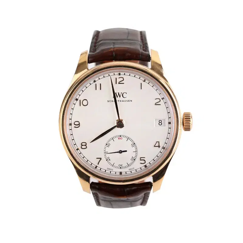 (정품)IWC IW510204 포르투기저 핸드와인드 8데이즈 금통43mm