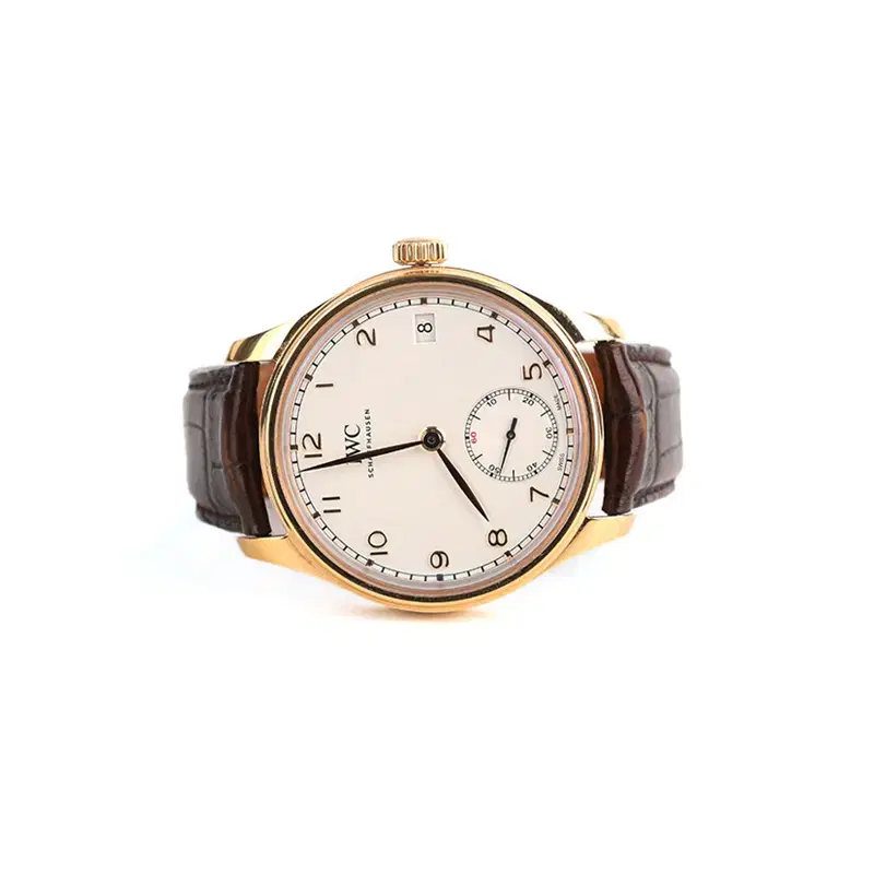 (정품)IWC IW510204 포르투기저 핸드와인드 8데이즈 금통43mm