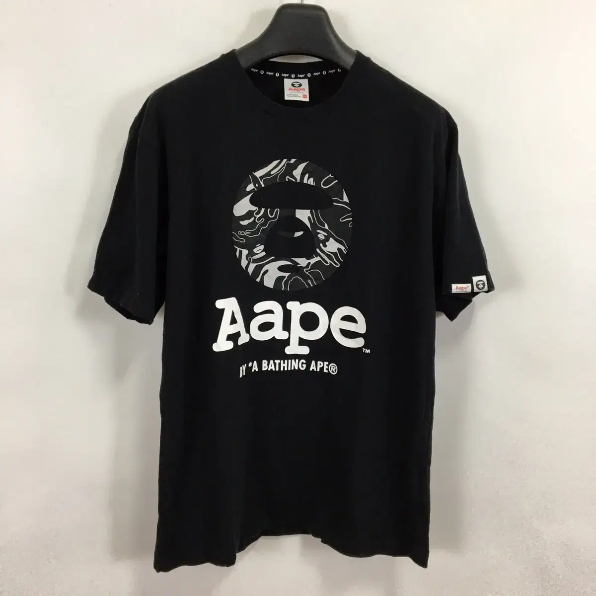 Vape Camo Black Short Sleeve Men's Size 105