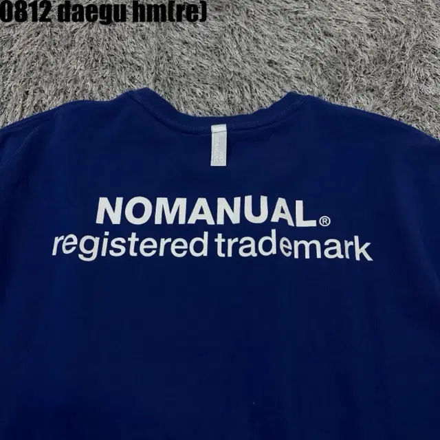 NOMANUAL 노매뉴얼 반팔티 XL