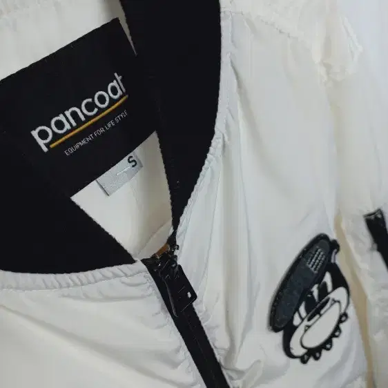 PANCOAT 팬콧 여성 스타디움 블루종 점퍼 90