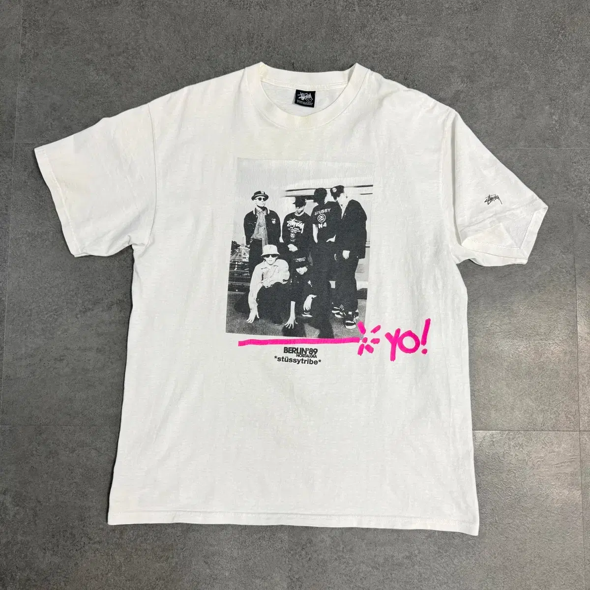 Vintage 90s Stussy Tribe Berlin 89 shirt | 브랜드 중고거래 플랫폼 