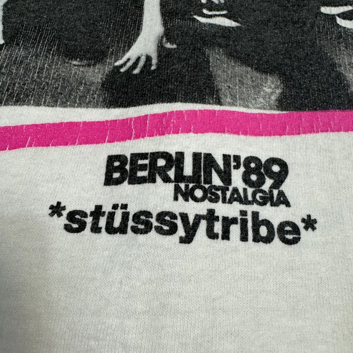 Vintage 90s Stussy Tribe Berlin 89 shirt