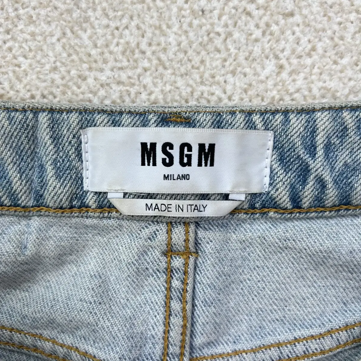 [38] MSGM 엠에스지엠 연청 데님 팬츠 청바지 9885