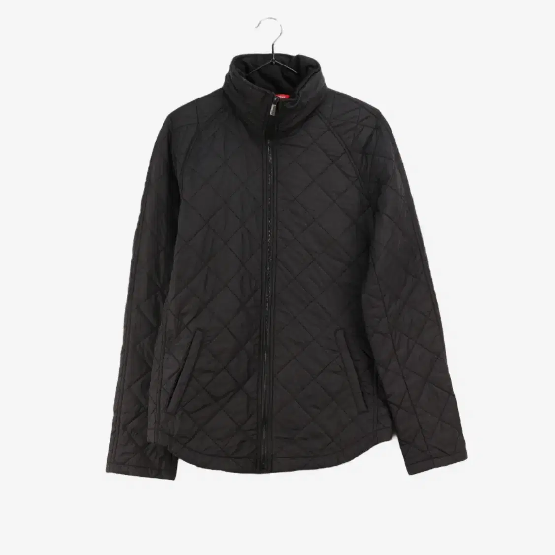 [S]Zara Man Black High Neck Quilted Lightweight Padded Jumper/Jacket (SW2084)