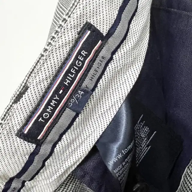 TOMMY HILFIGER 토미힐피거 체크 팬츠 38