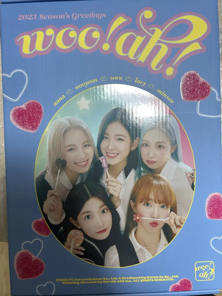 Woo!ah! 2023 season's greetings for sale