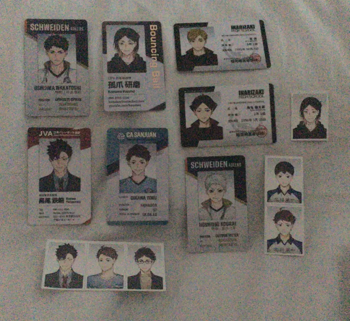 LeeMooMoo haikyuu Sell student IDs in bulk