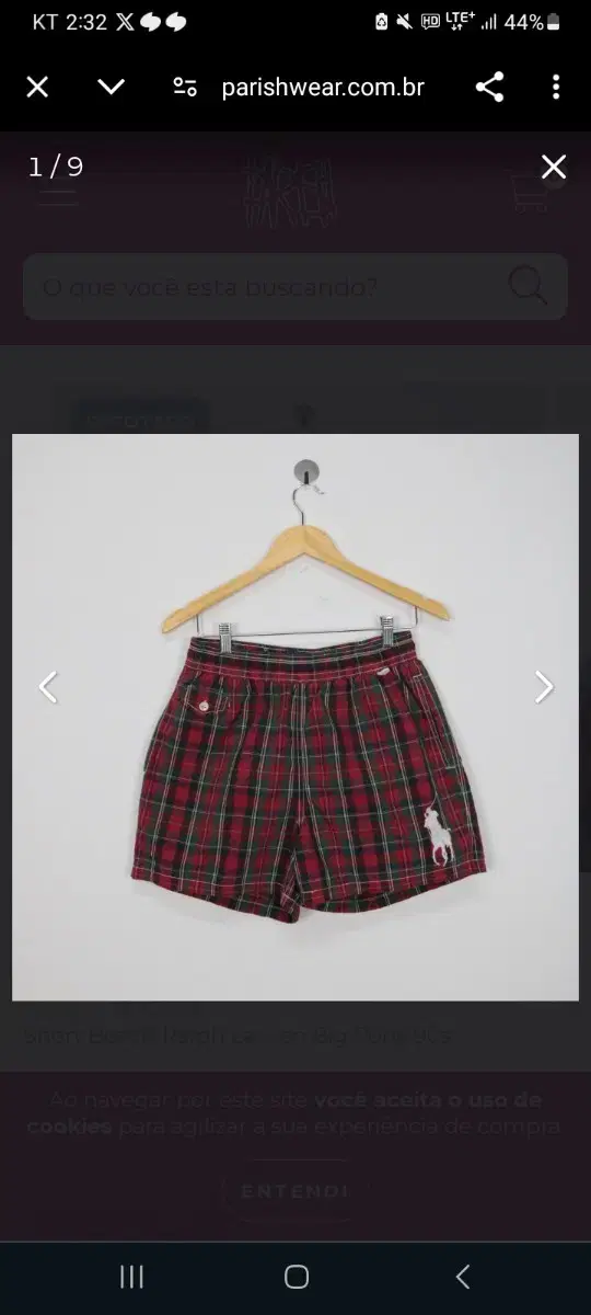 Polo Ralph Lauren Checked swim trunks