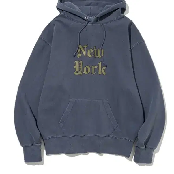 old ny hoodie pigment blue